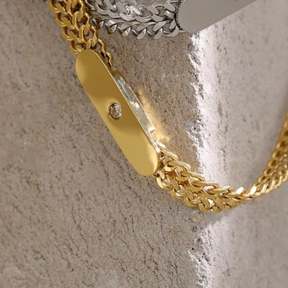 💛Gold plated Chain Necklace - Picture 4 of 5